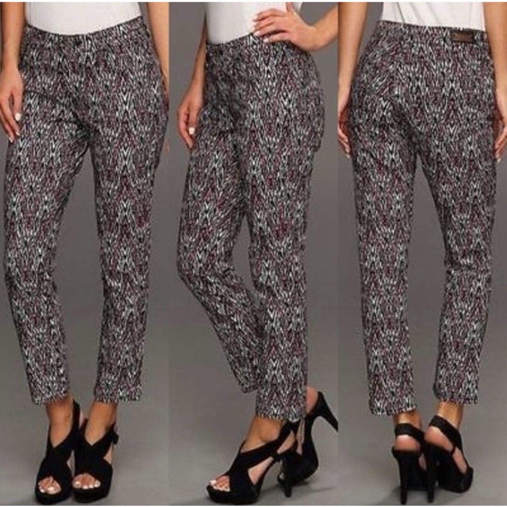Levi’s Ankle Skinny Ikat Print Denim Jeans